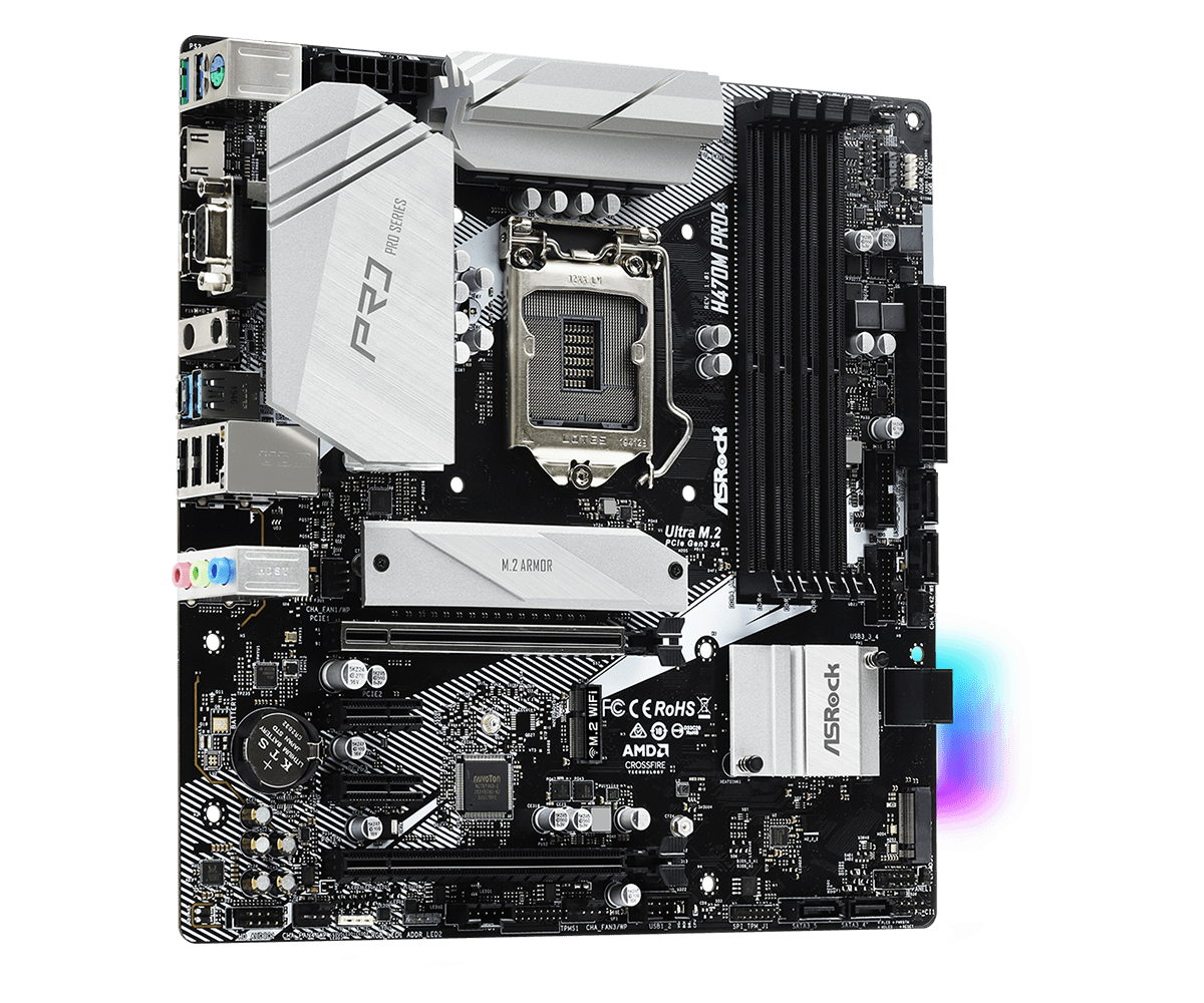 Asrock H470M Pro4 - Motherboard Specifications On MotherboardDB